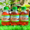 A bottle of The Wellness Kraft Ginger & Kokum Kombucha, a naturally fermented probiotic drink with the tangy flavor of kokum and the spice of ginger.